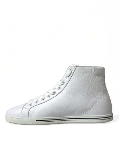 Dolce &amp; Gabbana Witte Saint Tropez High Top Heren Sneakers Schoenen