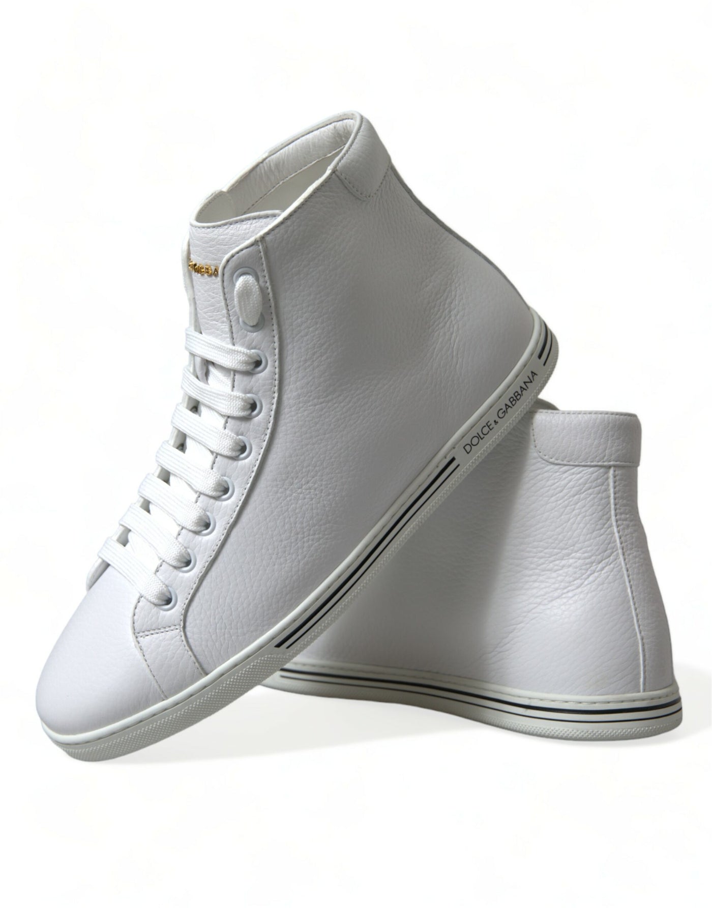 Dolce &amp; Gabbana Witte Saint Tropez High Top Heren Sneakers Schoenen