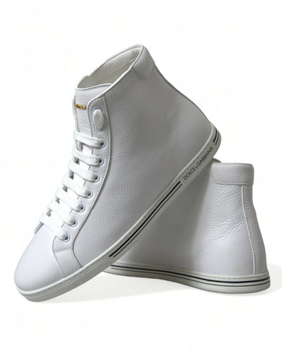 Dolce &amp; Gabbana Witte Saint Tropez High Top Heren Sneakers Schoenen