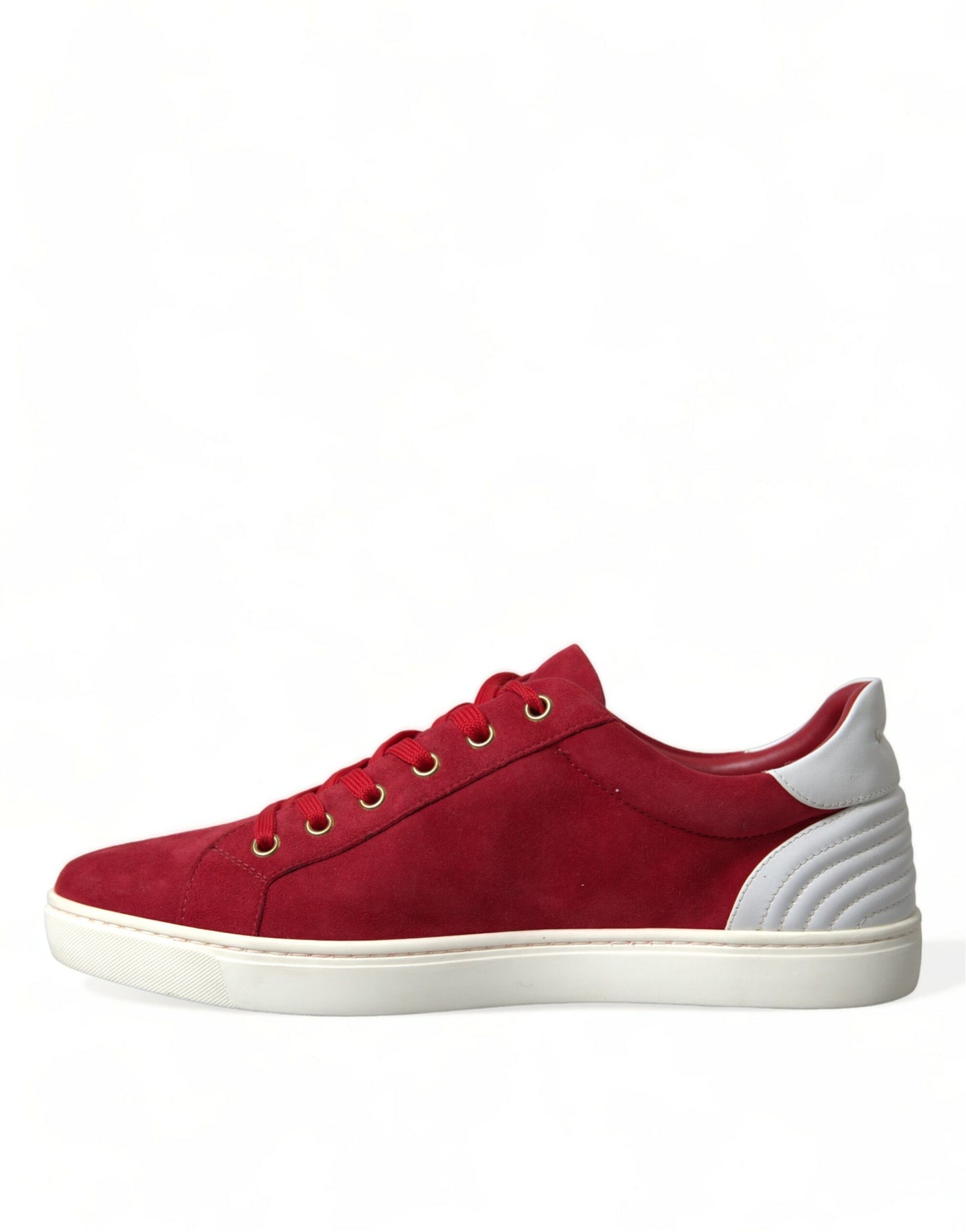 Baskets basses Dolce &amp; Gabbana en daim rouge pour homme