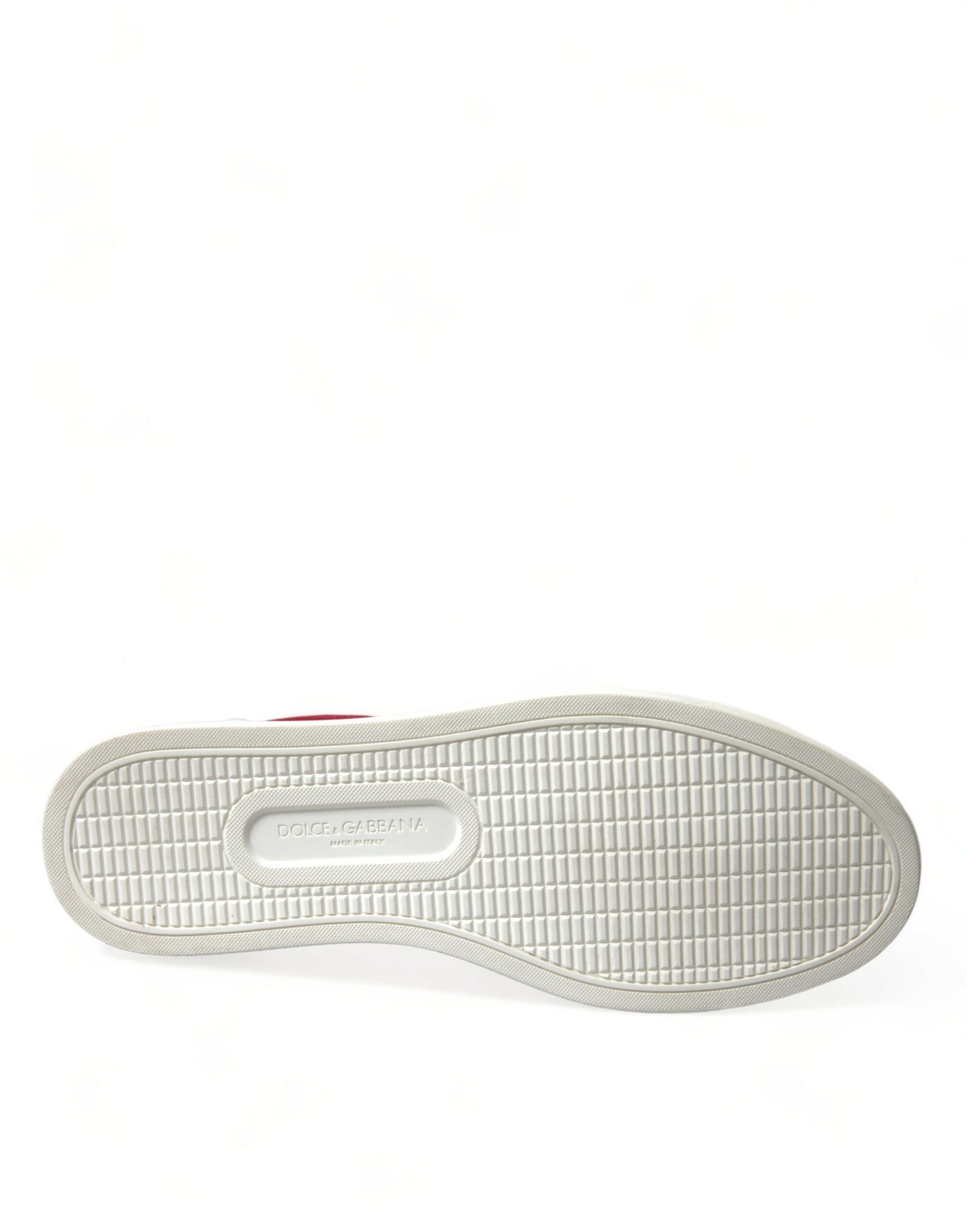 Baskets basses Dolce &amp; Gabbana en daim rouge pour homme