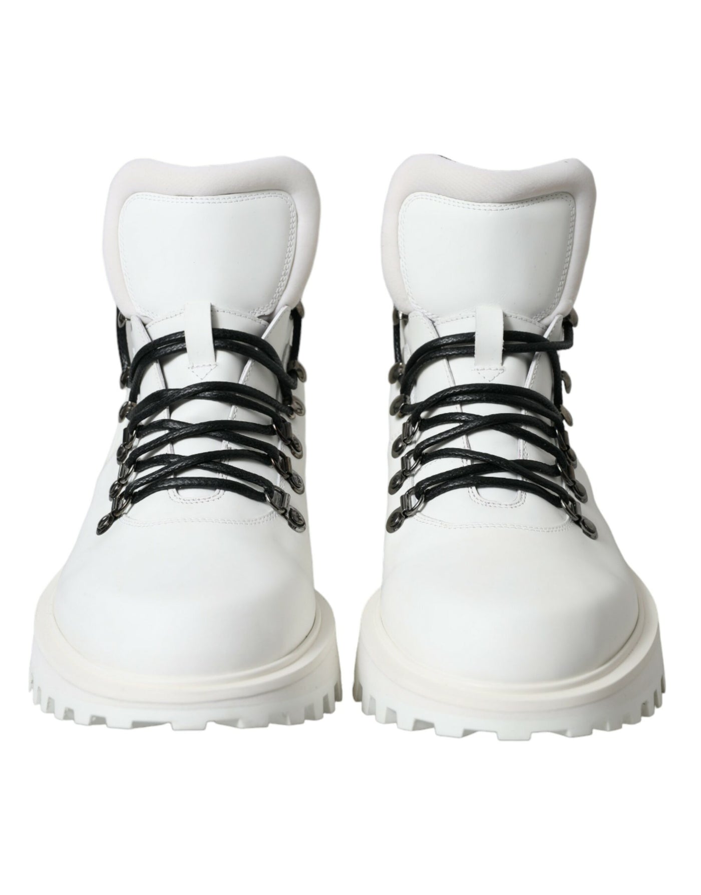 Dolce &amp; Gabbana Witte Vulcano Trekking Enkellaarsjes