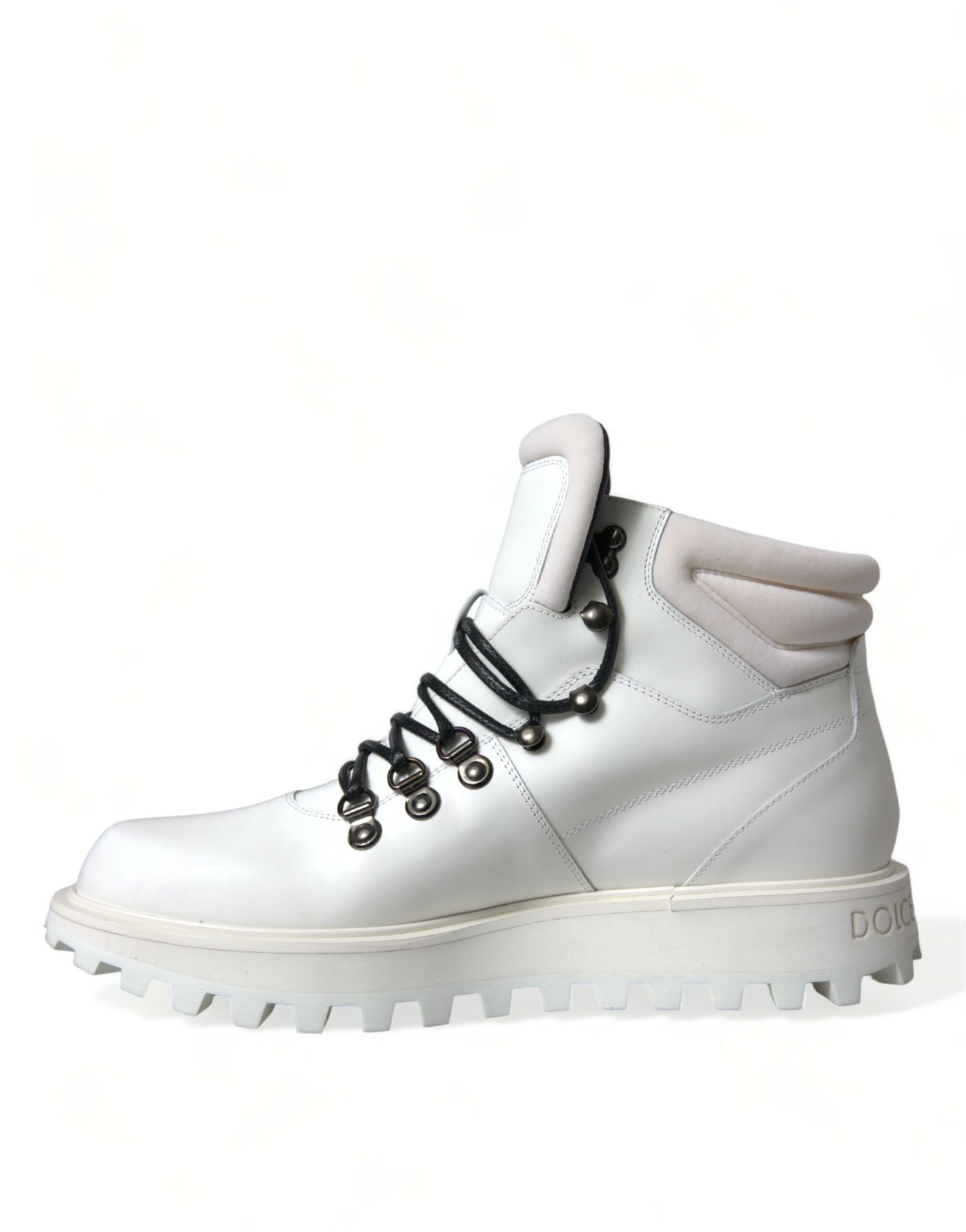 Dolce &amp; Gabbana Witte Vulcano Trekking Enkellaarsjes