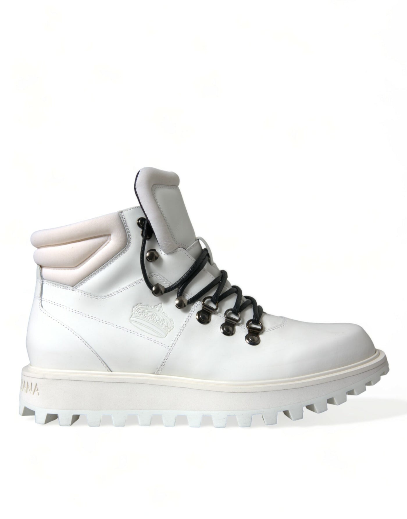 Dolce &amp; Gabbana Witte Vulcano Trekking Enkellaarsjes
