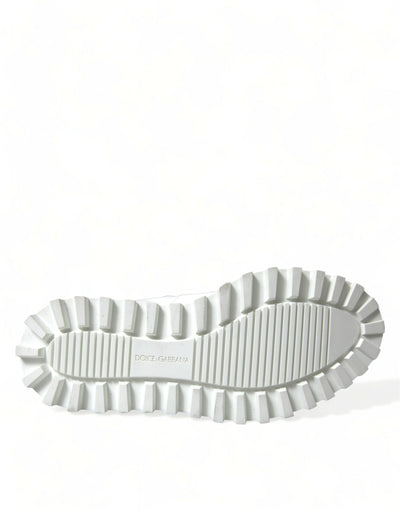 Dolce &amp; Gabbana Witte Vulcano Trekking Enkellaarsjes