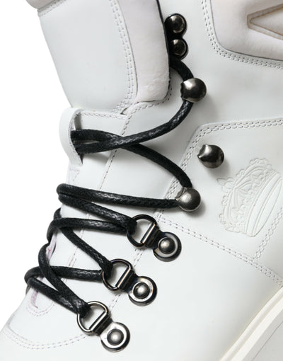 Dolce &amp; Gabbana Witte Vulcano Trekking Enkellaarsjes