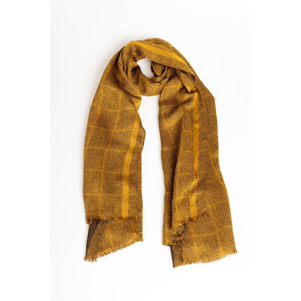 Trussardi Gele Viscose Heren Sjaal