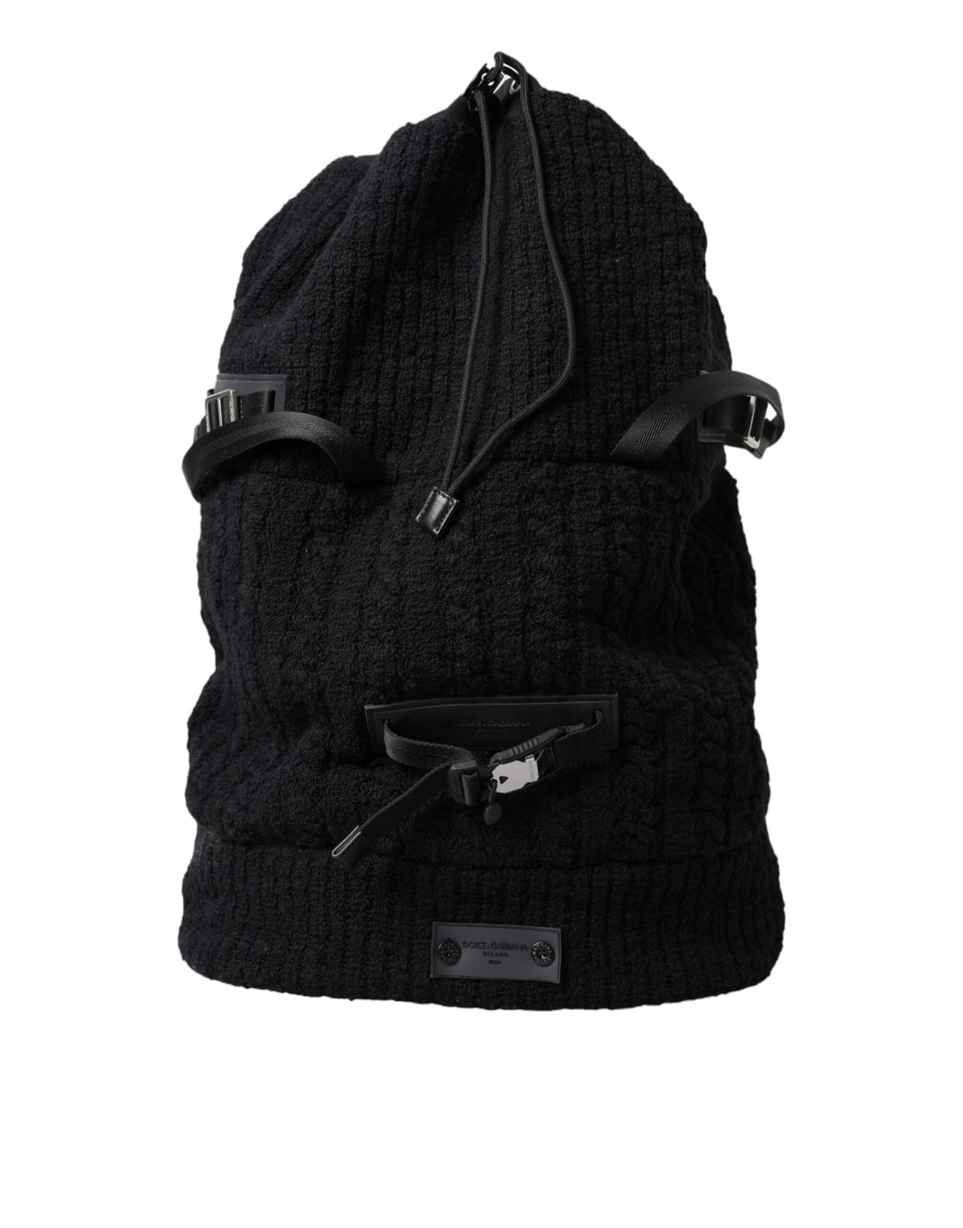 Sac à dos Dolce &amp; Gabbana en laine noire et argentée pour homme