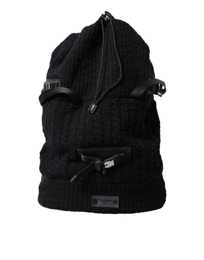 Sac à dos Dolce &amp; Gabbana en laine noire et argentée pour homme