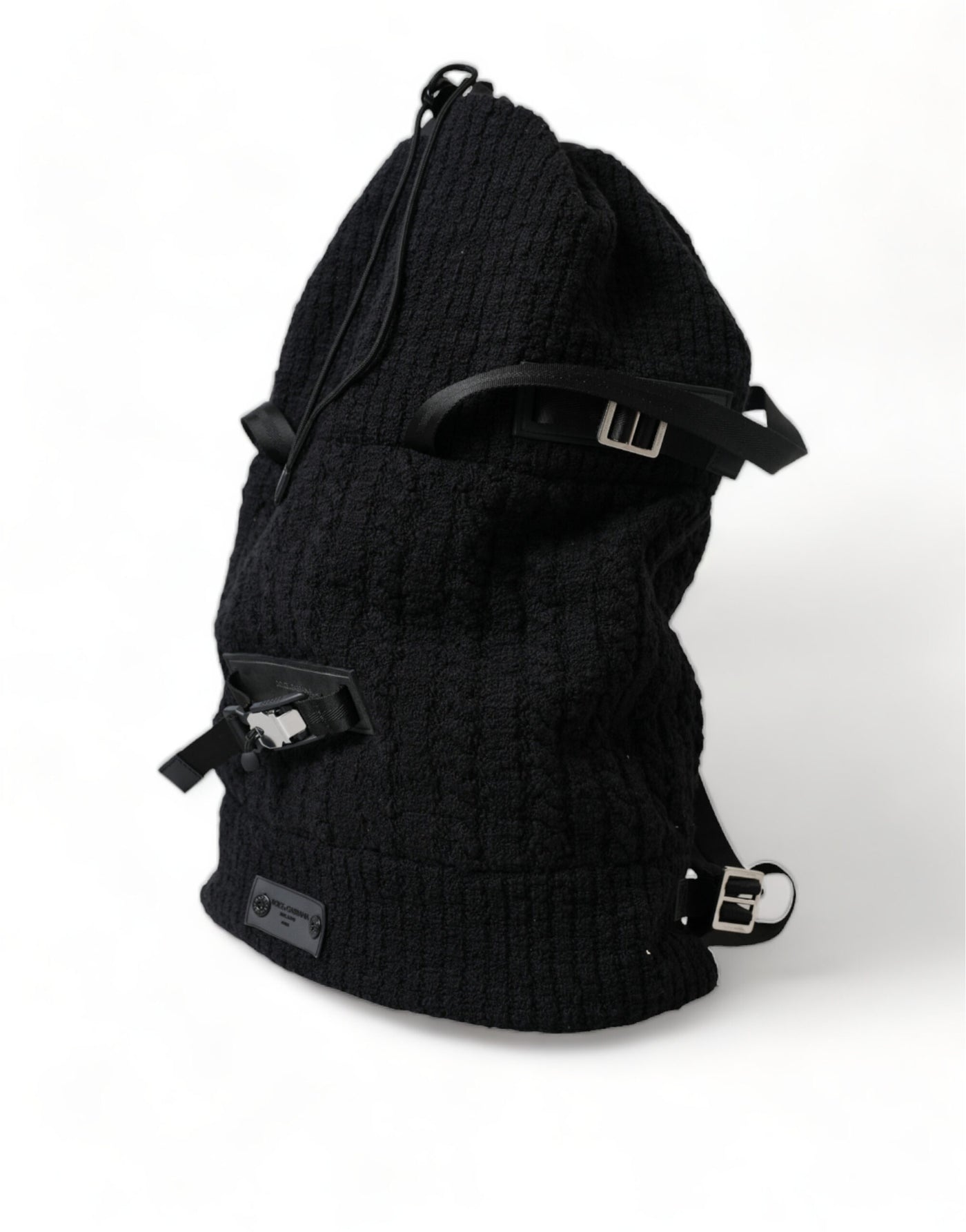 Sac à dos Dolce &amp; Gabbana en laine noire et argentée pour homme