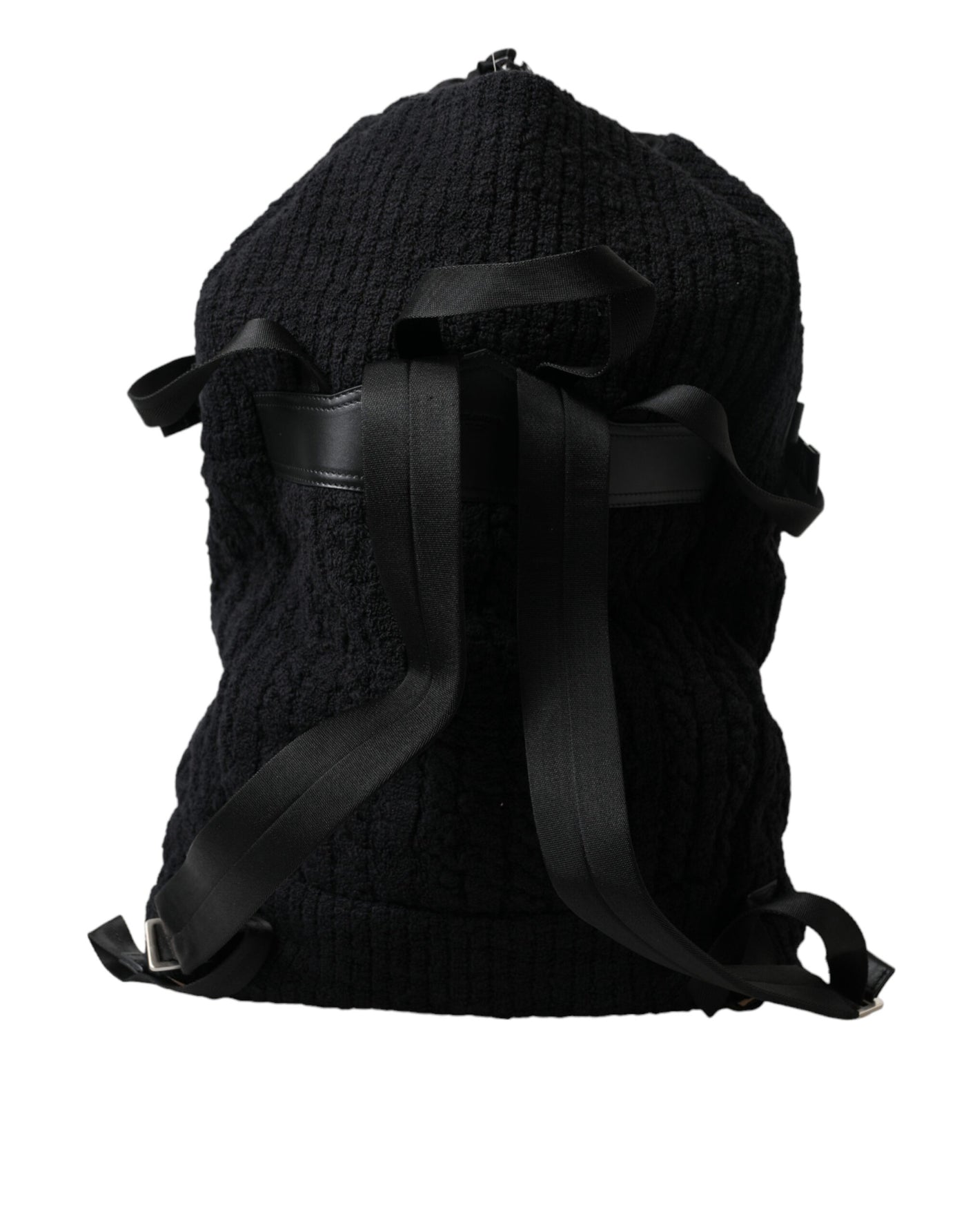 Sac à dos Dolce &amp; Gabbana en laine noire et argentée pour homme