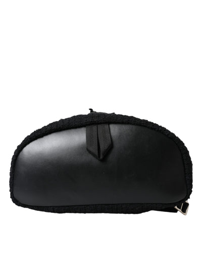 Sac à dos Dolce &amp; Gabbana en laine noire et argentée pour homme