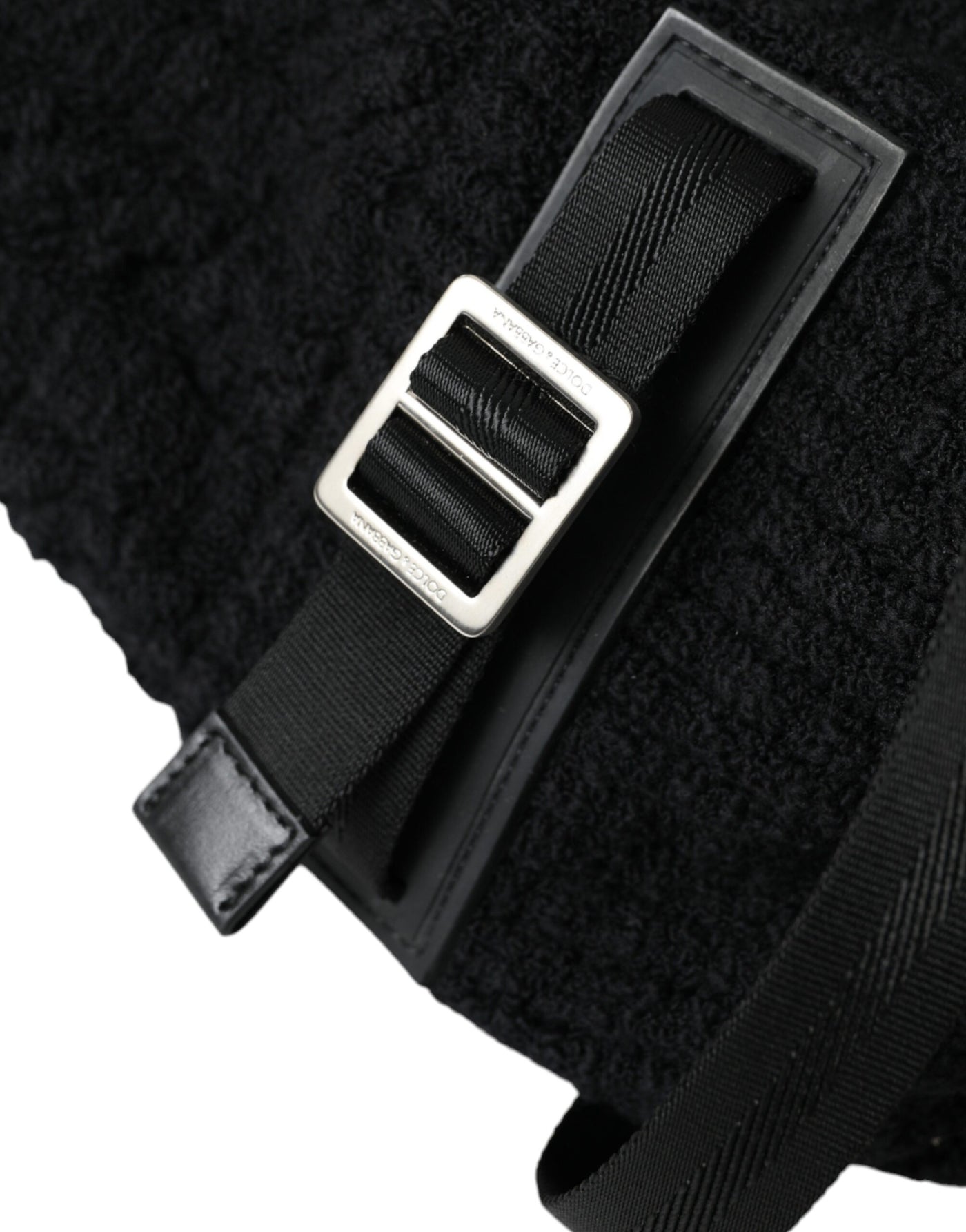 Sac à dos Dolce &amp; Gabbana en laine noire et argentée pour homme