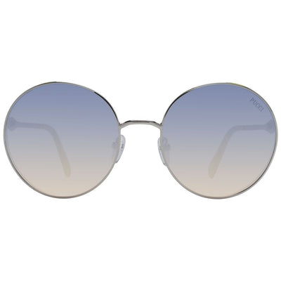 Lunettes de soleil argentées pour femmes Emilio Pucci