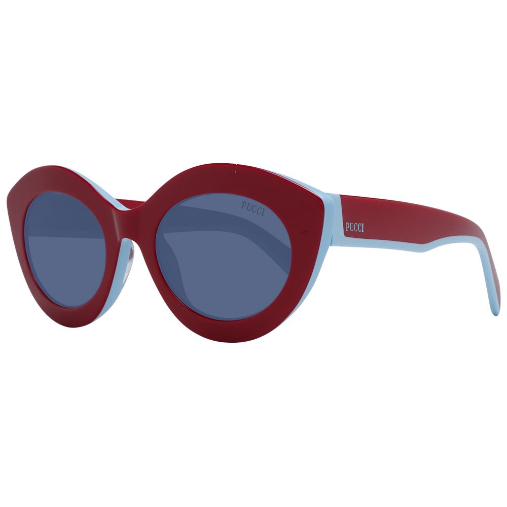 Lunettes de soleil rouges pour femmes Emilio Pucci