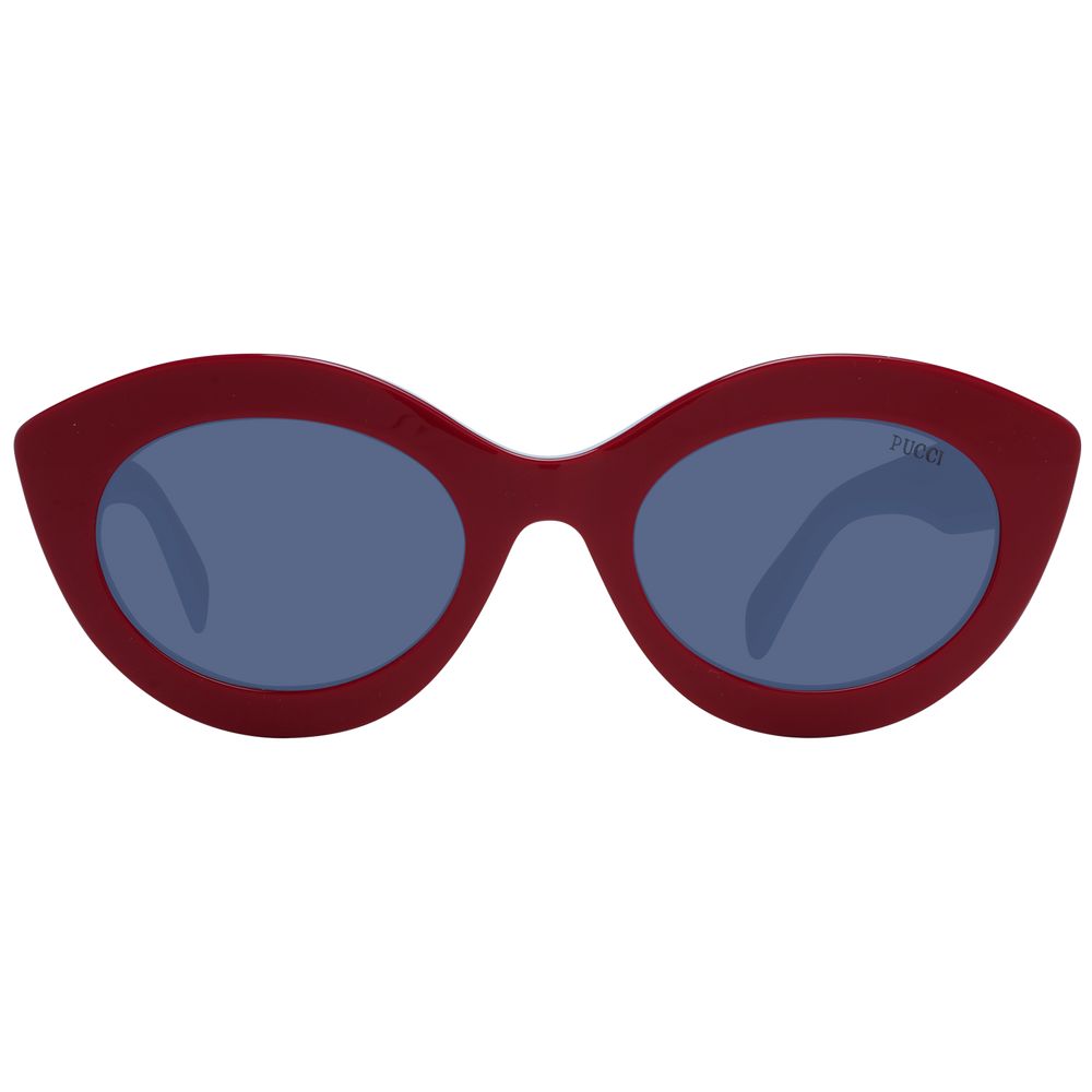 Lunettes de soleil rouges pour femmes Emilio Pucci