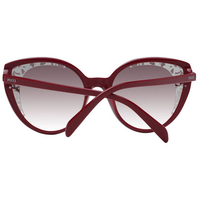 Lunettes de soleil rouges pour femmes Emilio Pucci