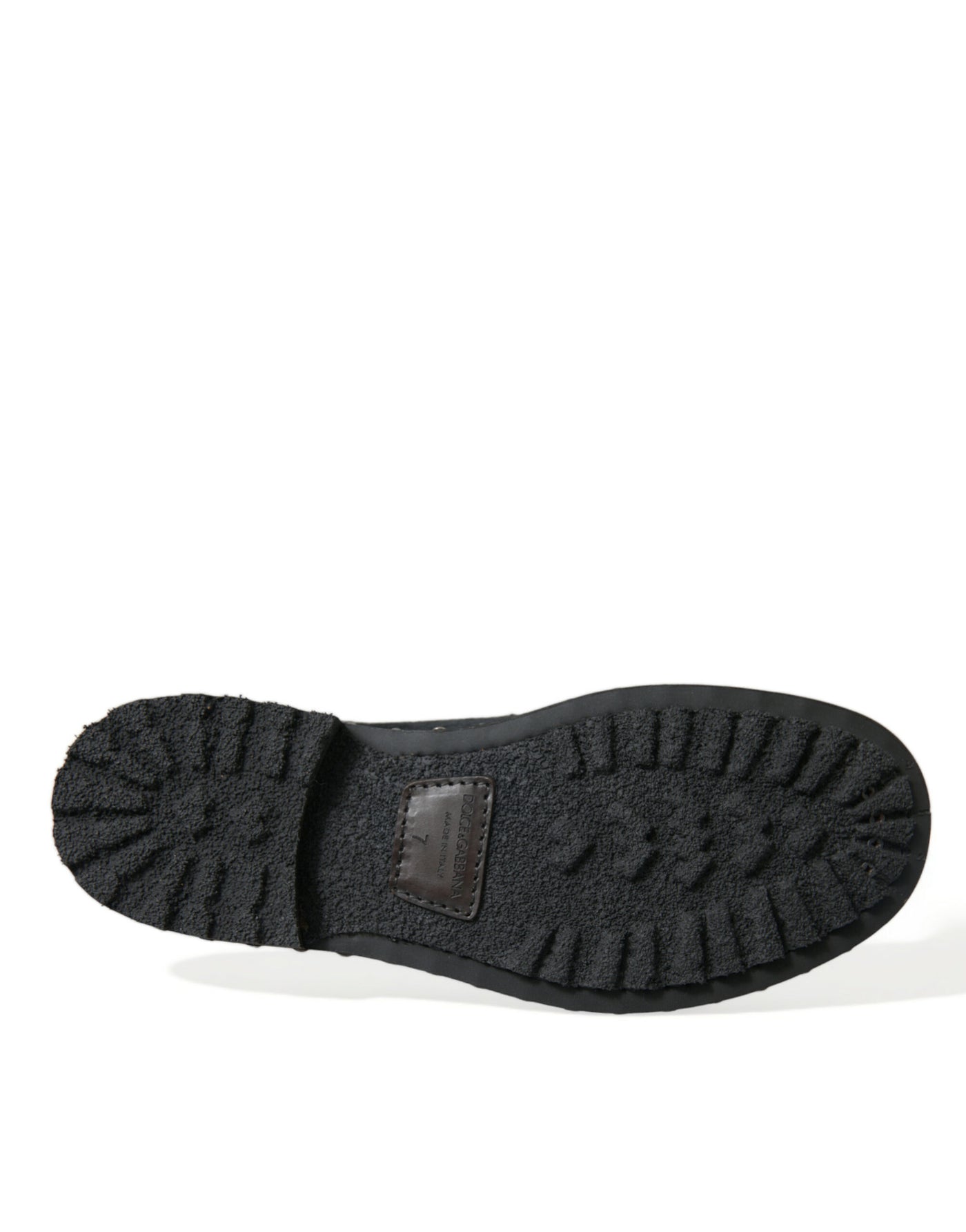 Dolce &amp; Gabbana Zwarte Stable Fur Derby SAN PIETRO Dress Shoes