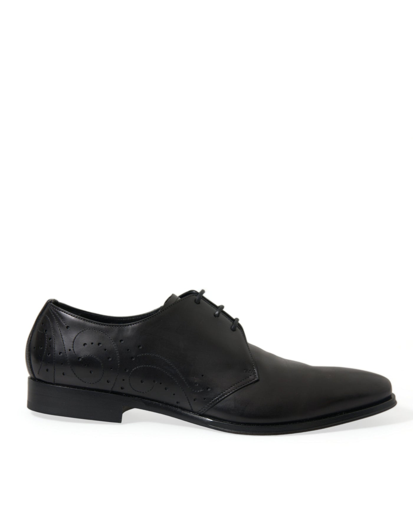 Dolce &amp; Gabbana Zwarte Leren Veterschoenen voor Formele Derby's