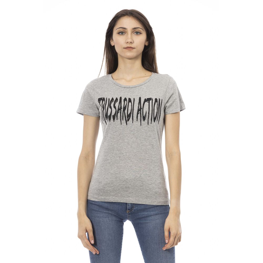 Trussardi Action Grijs Katoenen Dames T-shirt