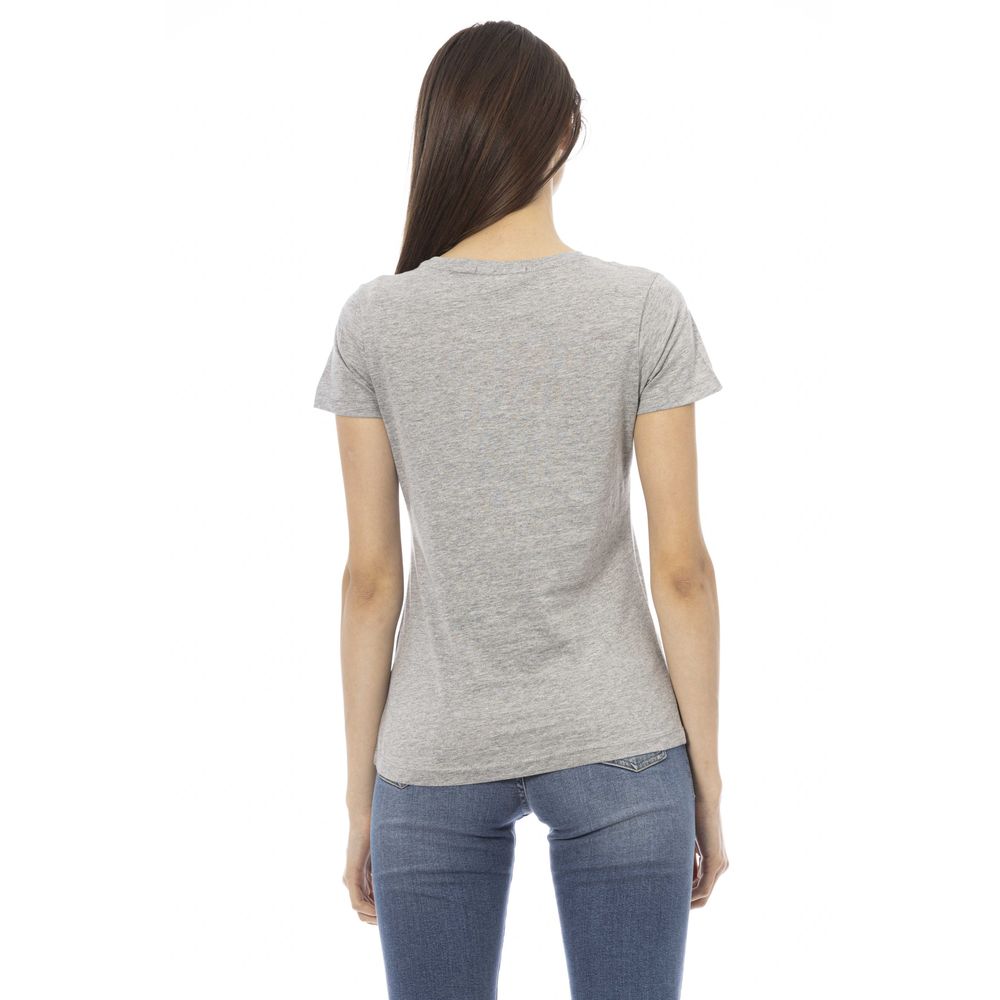 Trussardi Action Grijs Katoenen Dames T-shirt