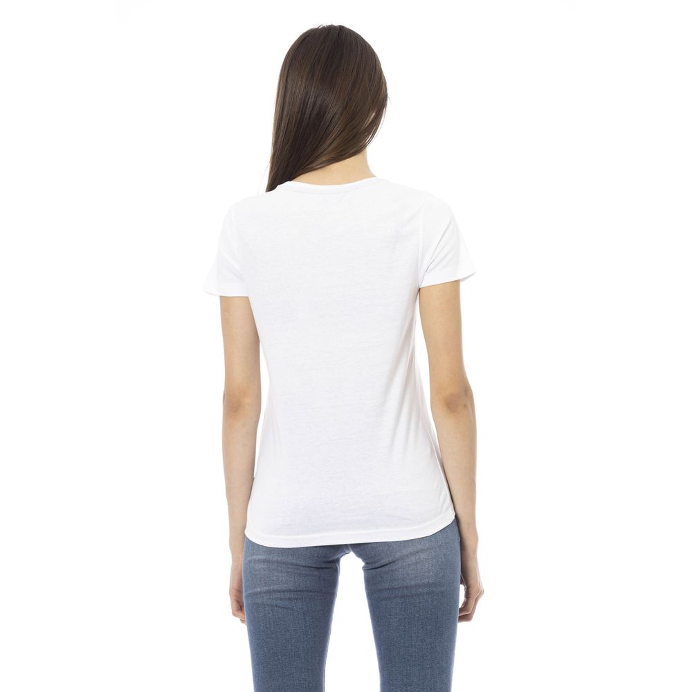Trussardi Action Wit Katoenen Dames T-shirt
