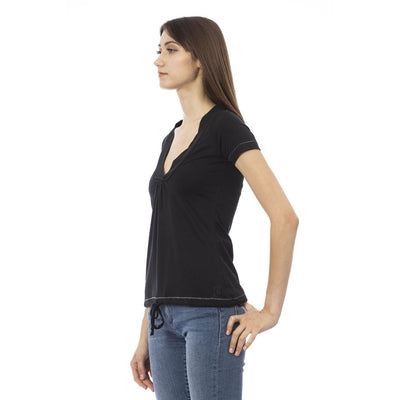 Trussardi Action Zwart Katoenen Dames T-shirt