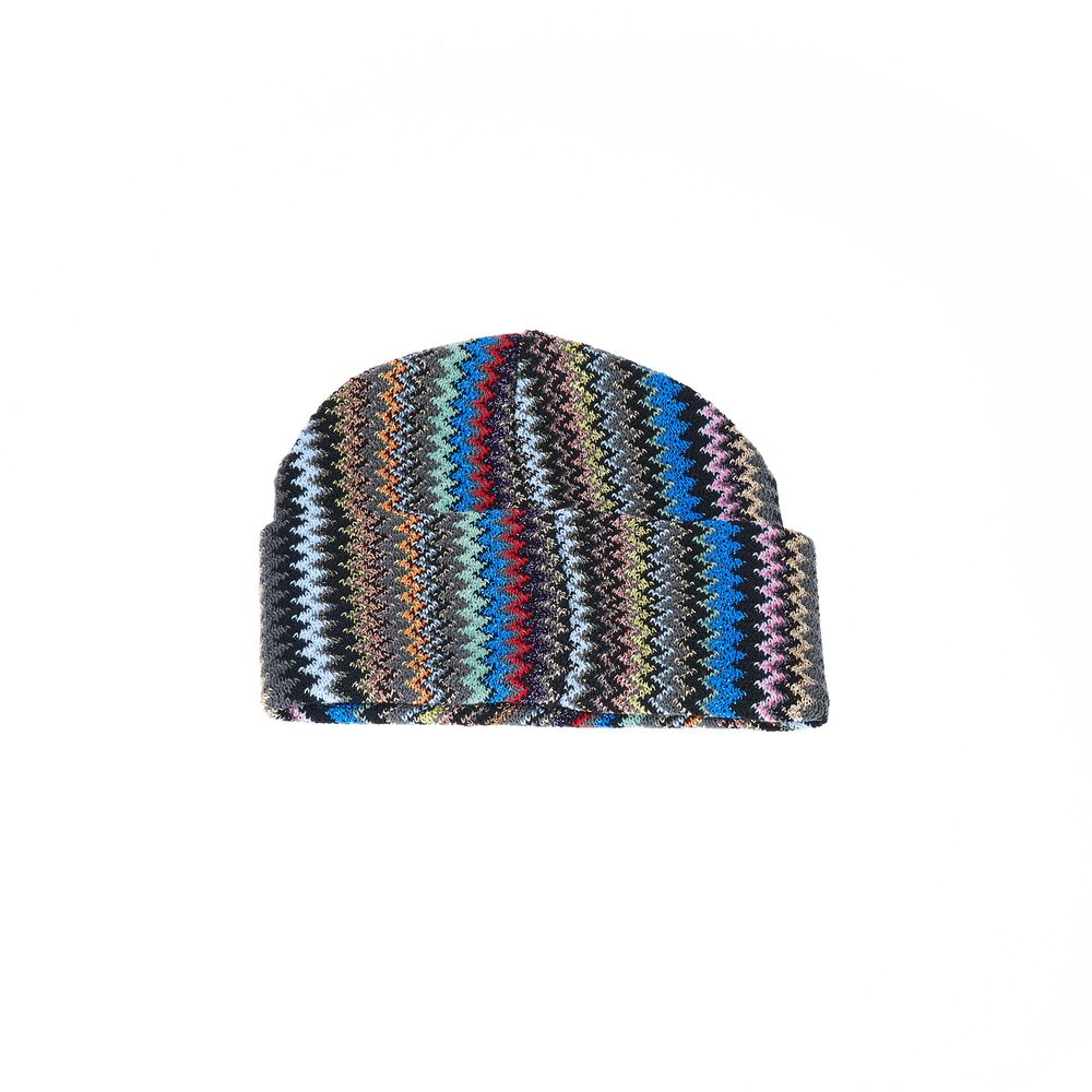 Chapeau femme en laine multicolore Missoni