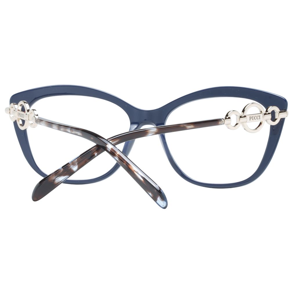 Montures de lunettes bleues pour femmes Emilio Pucci