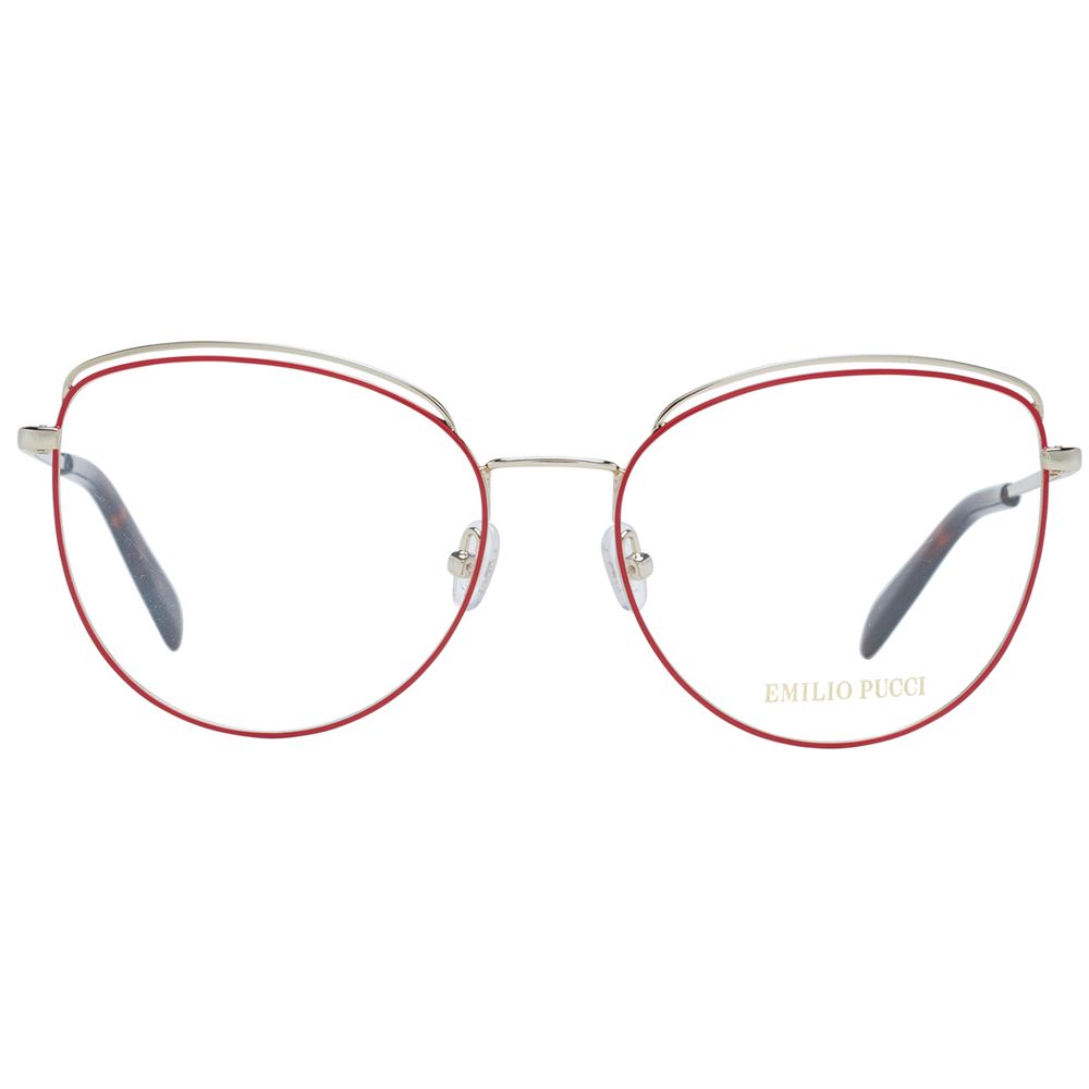 Montures de lunettes rouges pour femmes Emilio Pucci