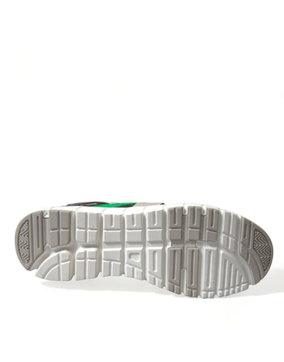 Dolce &amp; Gabbana Multicolor leren suède lage sneakers