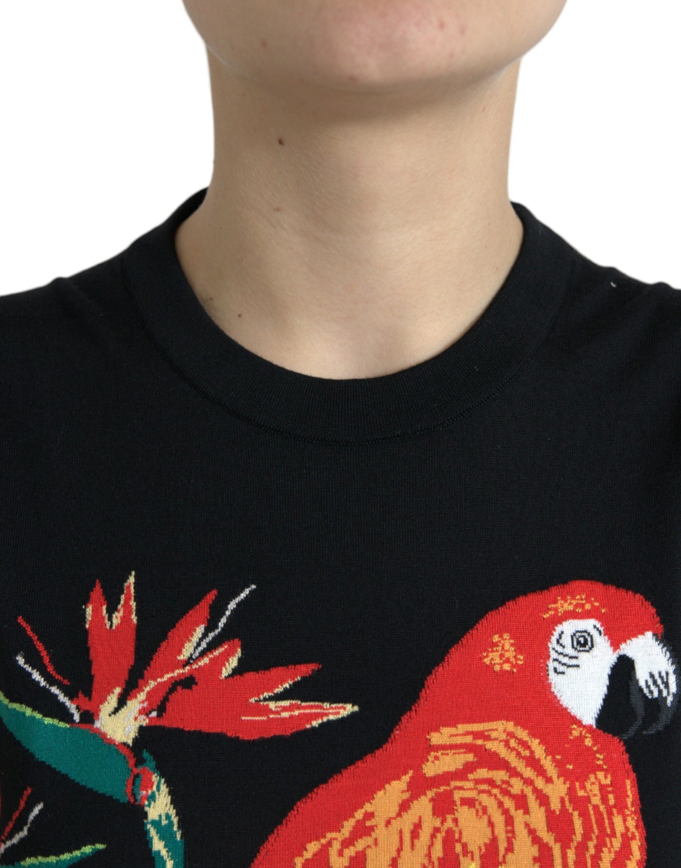 Dolce &amp; Gabbana Zwart Jungle Ronde Hals Mouwloos Tanktopje
