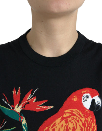 Dolce &amp; Gabbana Zwart Jungle Ronde Hals Mouwloos Tanktopje