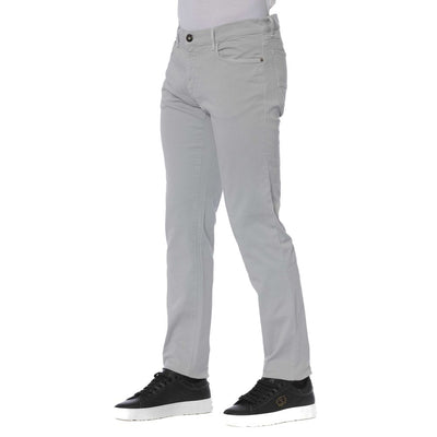 Trussardi Jeans Grijze Katoenen Herenjeans