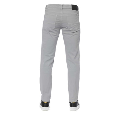 Trussardi Jeans Grijze Katoenen Herenjeans