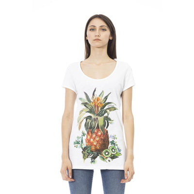 Just Cavalli Wit Katoenen Dames T-shirt