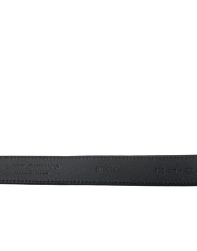 Ceinture Dolce &amp; Gabbana en daim bleu avec boucle en métal doré