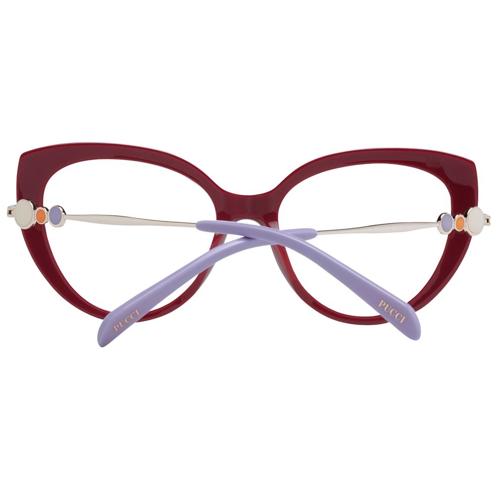 Montures de lunettes rouges pour femmes Emilio Pucci
