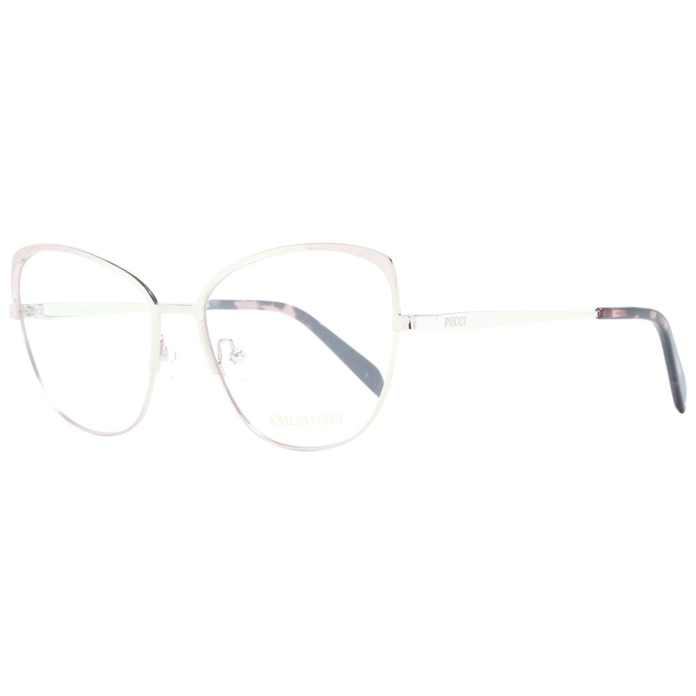 Montures optiques pour femmes Emilio Pucci en or rose
