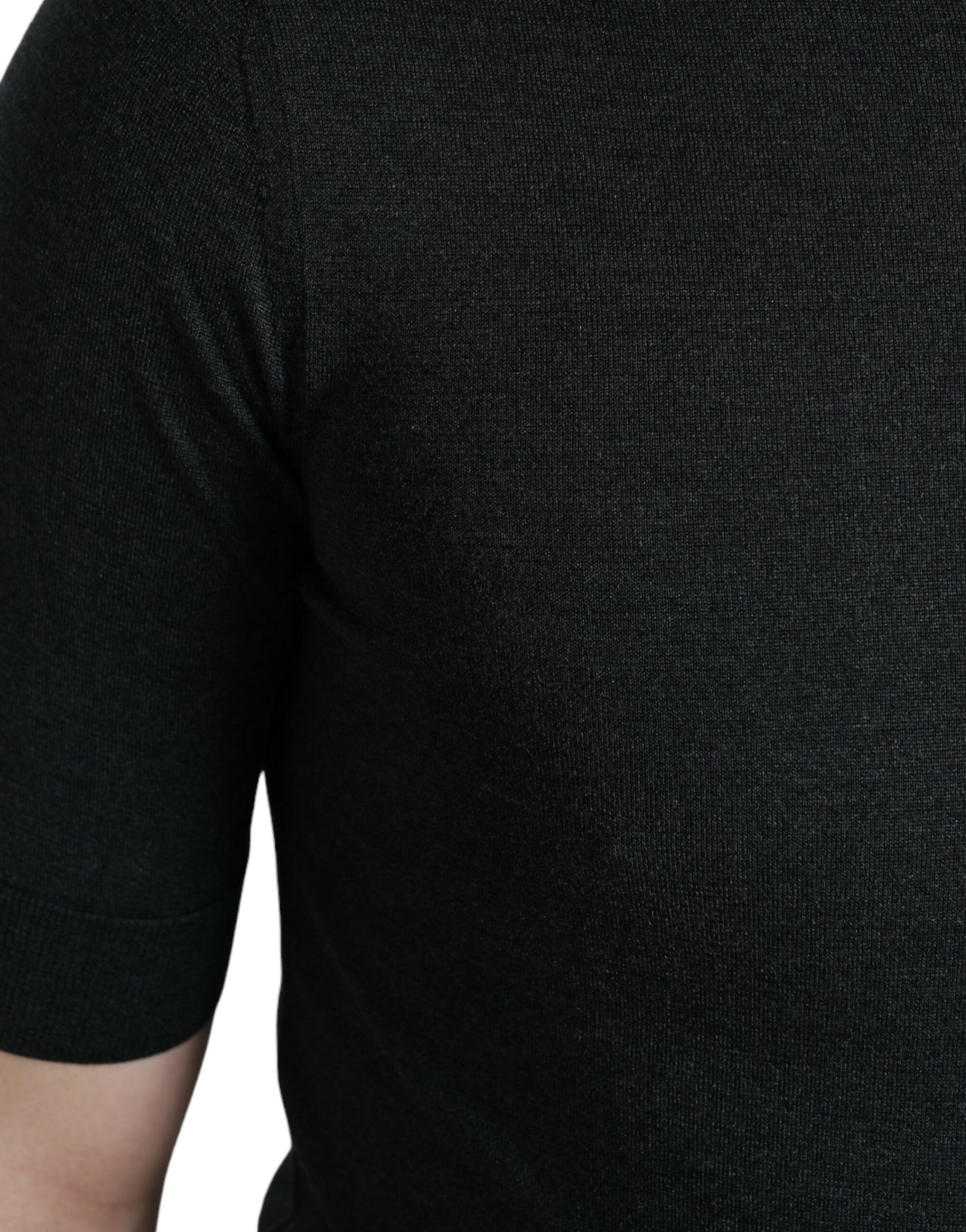 Dolce & Gabbana Dark Gray Crew Neck Short Sleeves T-shirt