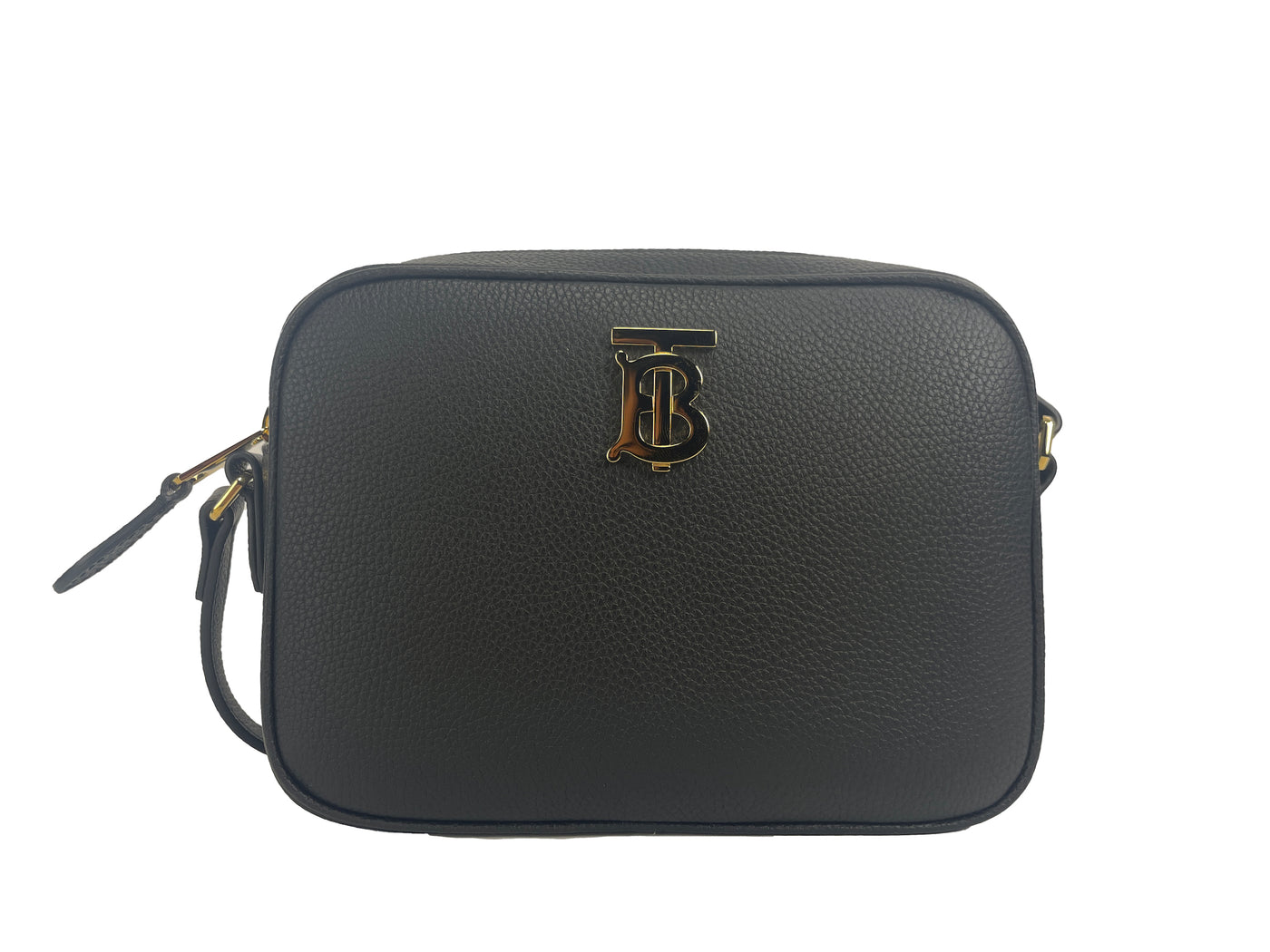 Burberry Kleine Leren Camera Crossbody TB Logo Tas