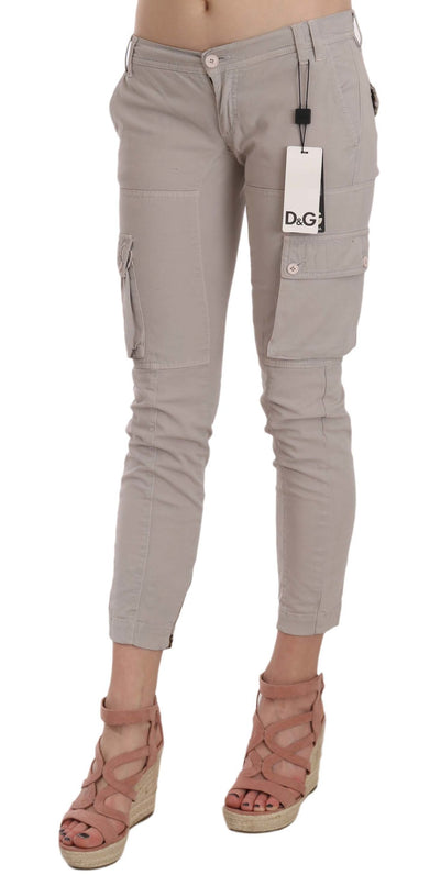 Dolce &amp; Gabbana Casual Fitted Khaki Broek