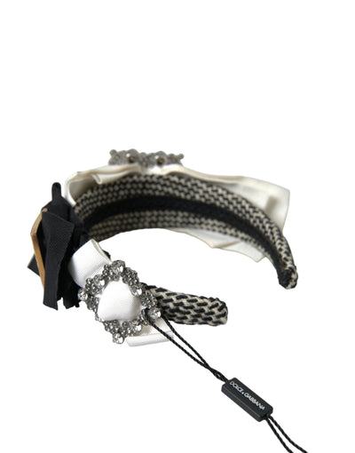 Dolce &amp; Gabbana Multicolor Kristal Versierde Dames Hoofdband Diadeem