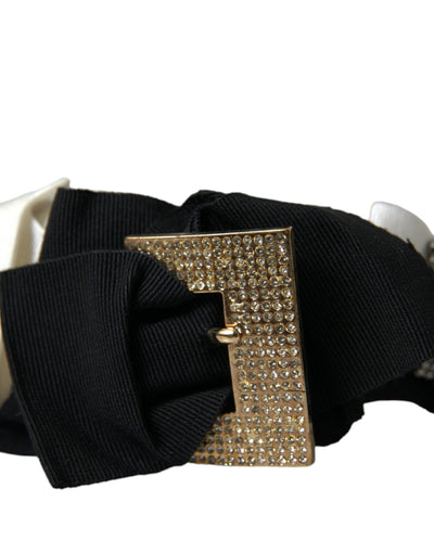 Dolce &amp; Gabbana Multicolor Kristal Versierde Dames Hoofdband Diadeem