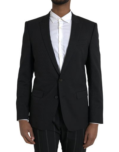 Dolce &amp; Gabbana Veste-manteau slim noire MARTINI