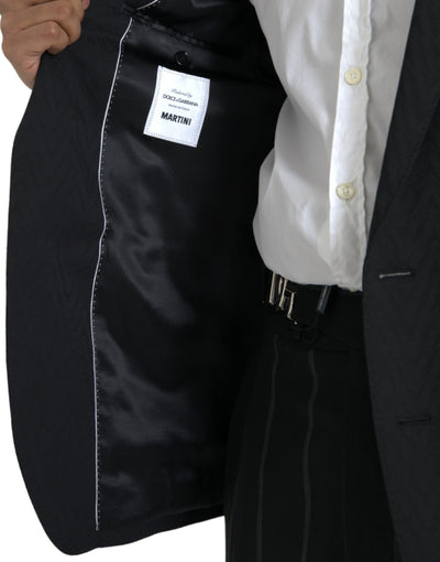 Dolce &amp; Gabbana Veste-manteau slim noire MARTINI