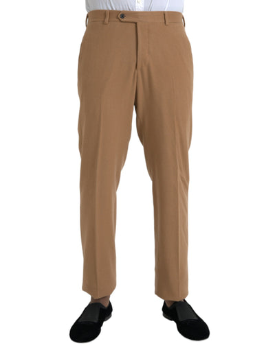 Prada Beige Kasjmier Heren Rechte Broek