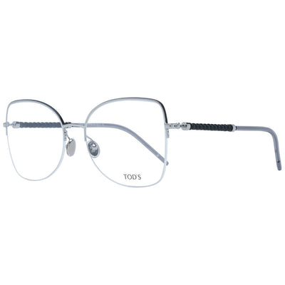 Montures optiques argentées pour femmes Tod's