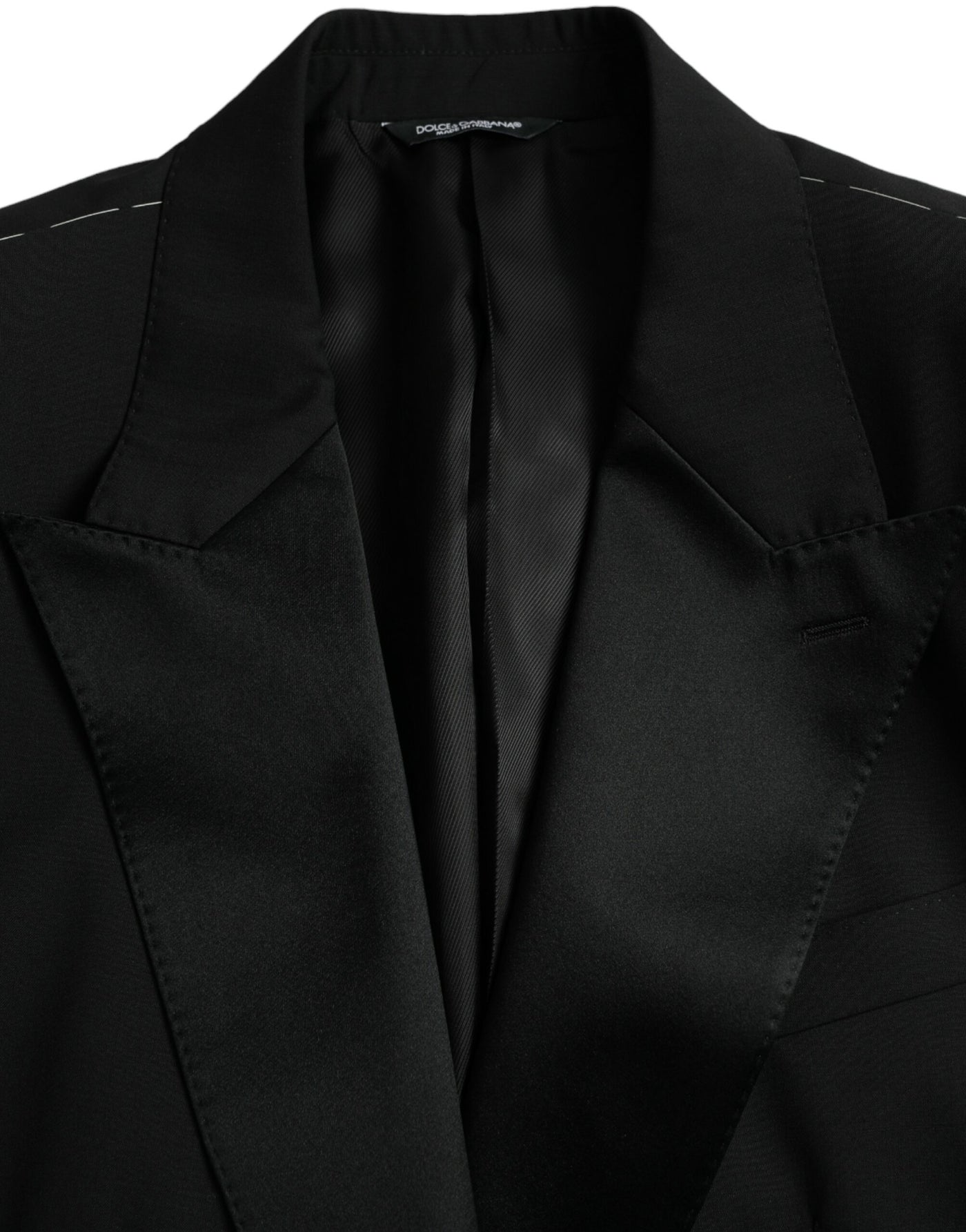 Blazer simple boutonnage noir Dolce &amp; Gabbana SICILIA