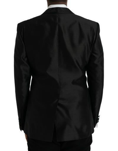 Blazer simple boutonnage noir MARTINI de Dolce &amp; Gabbana